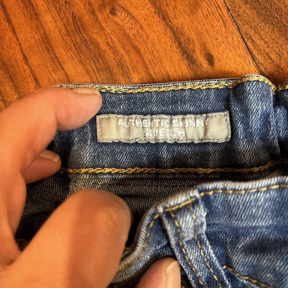 Lucky Brand Authentic Skinny Stretch Youth Adjustable Waistband Jeans Size 12 - Picture 8 of 12